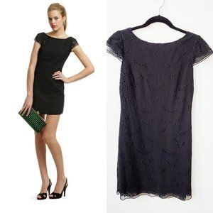 Lilly Pulitzer Jeanette Embroidered Sheath Dress, Black, 4